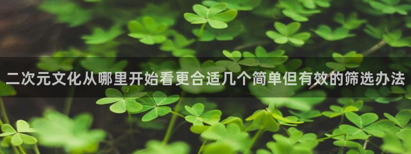 肉番里番动漫在线观看：二次元文化从哪里开始看更合适几个简单但有效的筛选办法配图